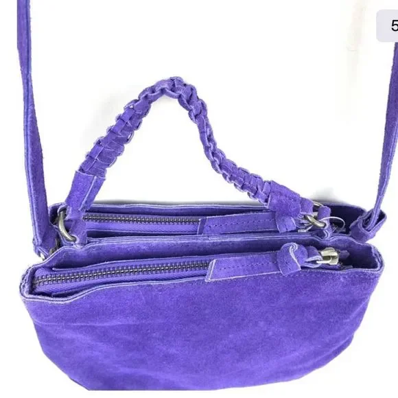 NWOT Free People Cody Crossbody Handbag Purple
Suede Double Zip Purse Bag $78. - Picture 5 of 12